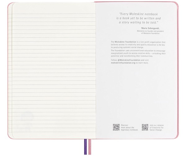 Блокнот Moleskine Sakura x Momoko середній 13 х 21 см в лінію