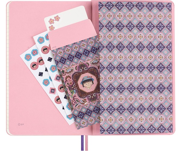 Блокнот Moleskine Sakura x Momoko середній 13 х 21 см в лінію