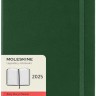 Щоденник Moleskine на 2025 рік середній 13 х 21 см миртовий зелений
