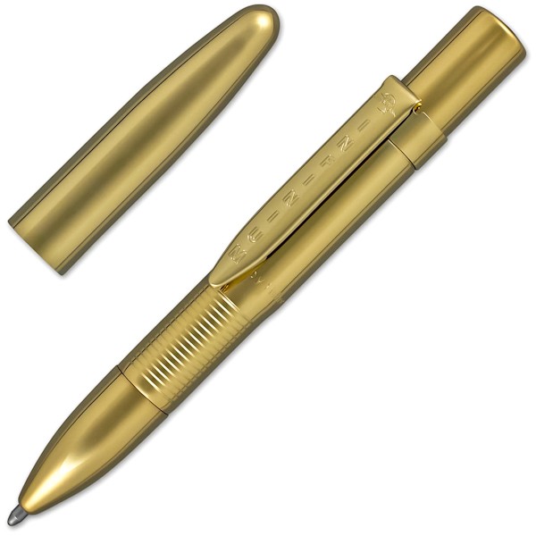 Кулькова ручка Fisher Space Pen Infinium золотистий титан сині чорнила