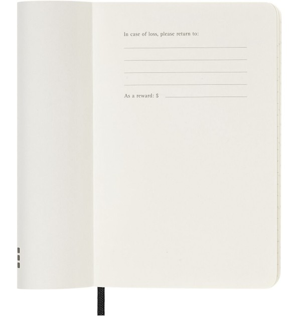 Щоденник Moleskine на 2027 рік кишеньковий 9 х 14 см чорний м'який