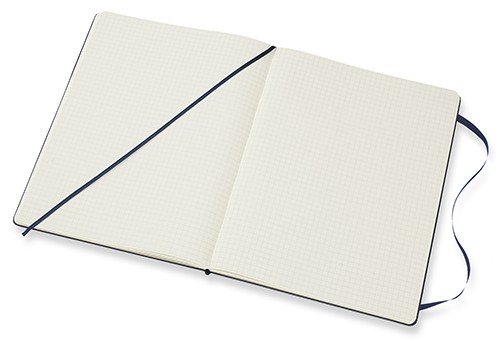 Блокнот Moleskine Classic великий 19 x 25 см у клітинку сапфір