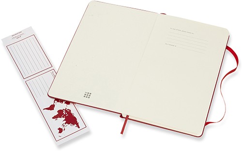 Блокнот Moleskine Classic середній 13 x 21 см в крапку червоний