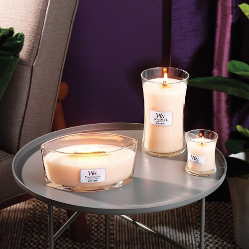 Ароматична свіча WoodWick Ellipse White Honey 453 г