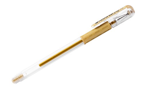 Гелева ручка Pentel Hybrid Gel золото