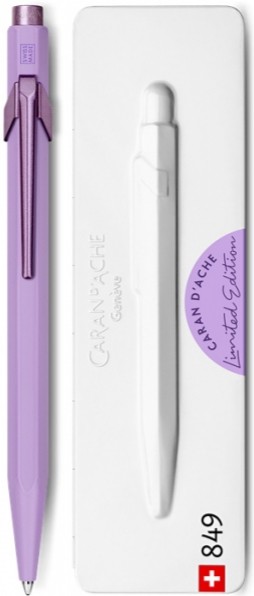Ручка Caran d'Ache 849 Claim Your Style фіолетова + бокс 