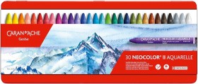 Пастель воскова акварельна Caran d'Ache Neocolor ll 30 штук