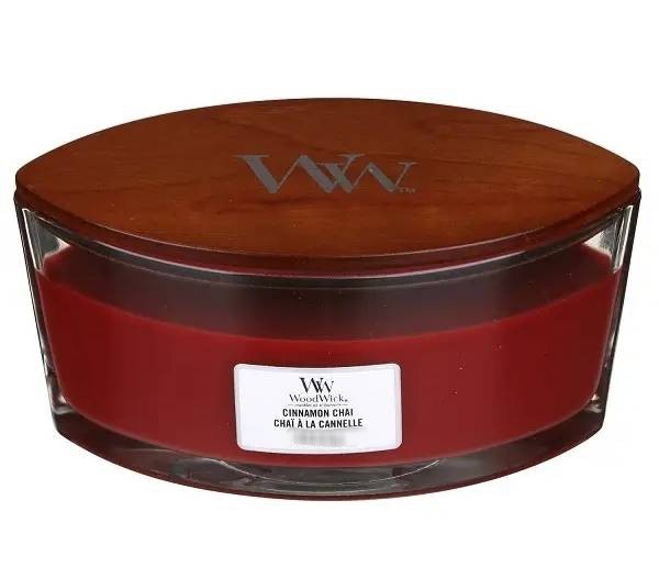 Ароматична свіча WoodWick Ellipse Cinnamon Chai 453 г 