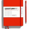 Блокнот Leuchtturm1917 Natural Colours середній 14,5 х 21 см в крапку лисячий червоний