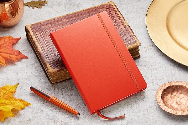 Блокнот Leuchtturm1917 Natural Colours середній 14,5 х 21 см в крапку лисячий червоний