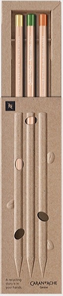 Набір олівців Caran d'Ache Nespresso HB 3 штуки