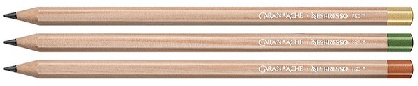 Набір олівців Caran d'Ache Nespresso HB 3 штуки
