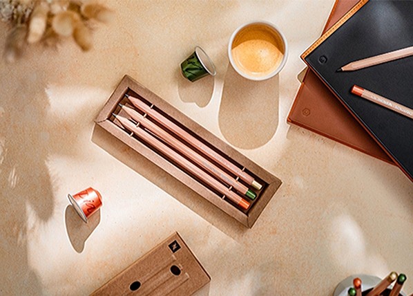 Набір олівців Caran d'Ache Nespresso HB 3 штуки