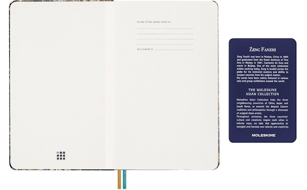 Блокнот Moleskine Year of the Dragon by Zeng Fanzhi середній 13 х 21 см в лінію