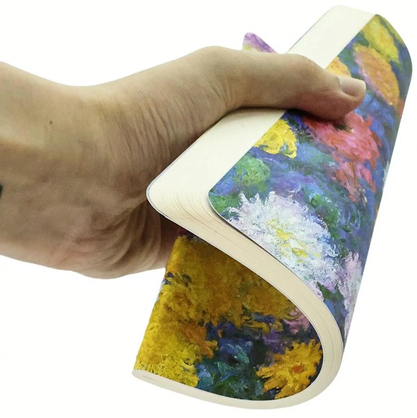 Зошит Paperblanks Cahier Хризантеми Моне 14,9 х 21 см в лінію