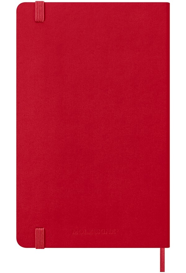 Щоденник Moleskine на 2027 рік середній 13 х 21 см червоний