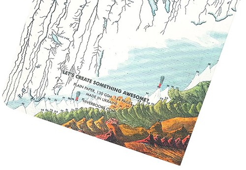 Скетчбук Hiver Books Mountain A5