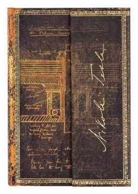 Блокнот Paperblanks Манускрипти Нікола Тесла Нариси кишеньковий 10 х 14 см в лінію