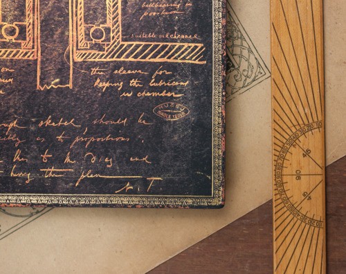 Блокнот Paperblanks Манускрипти Нікола Тесла Нариси кишеньковий 10 х 14 см в лінію