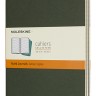Набір зошитів Moleskine Cahier середній 13 х 21 см в лінію зелений 