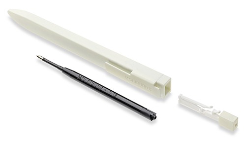 Автоматична кулькова ручка Moleskine Go Слонова Кістка 1,0 мм 