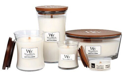 Ароматична свіча WoodWick Ellipse White Tea & Jasmine 453 г 