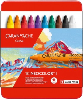 Пастель воскова Caran d'Ache Neocolor l 10 штук