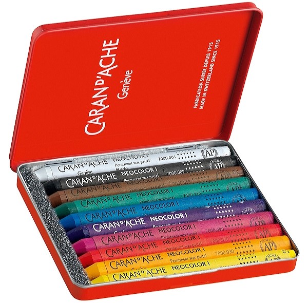 Пастель воскова Caran d'Ache Neocolor l 10 штук