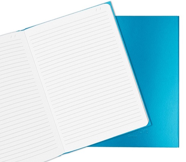 Блокнот Caran d'Ache Colormat-X середній в лінію бірюзовий