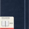 Щоденник Moleskine на 2025 рік середній 13 х 21 см сапфір