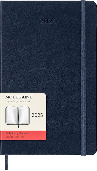 Щоденник Moleskine на 2025 рік середній 13 х 21 см сапфір