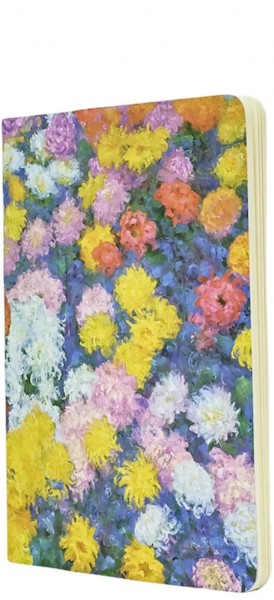 Зошит Paperblanks Cahier Хризантеми Моне 14,9 х 21 см в крапку