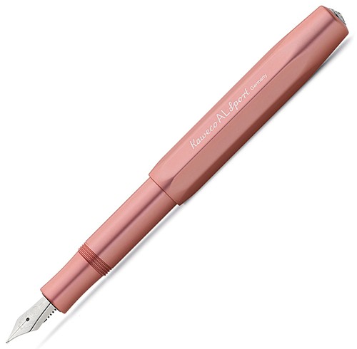 Чорнильна ручка Kaweco Al Sport Rose Gold рожеве золото алюміній перо B (товсте)
