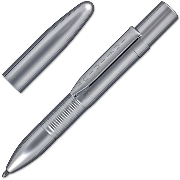 Кулькова ручка Fisher Space Pen Infinium хром сині чорнила