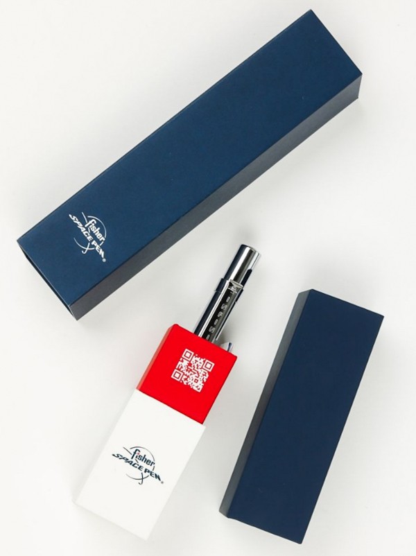 Кулькова ручка Fisher Space Pen Infinium хром сині чорнила