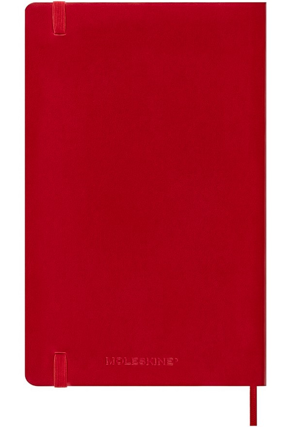 Щоденник Moleskine на 2027 рік середній 13 х 21 см червоний м'який