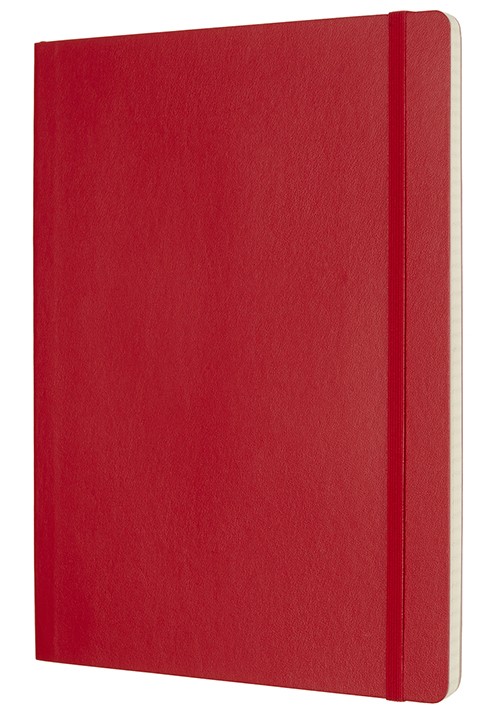 Блокнот Moleskine Classic великий 19 x 25 см у клітинку червоний м'який