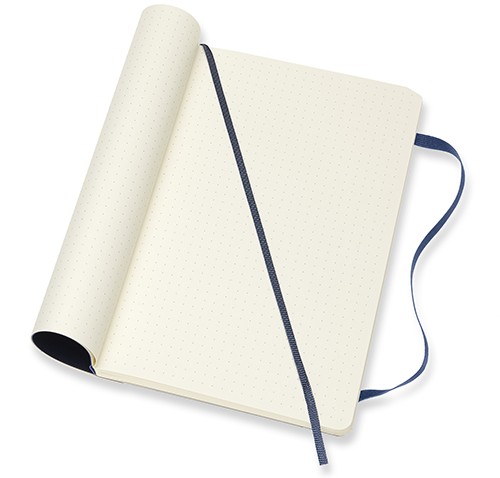 Блокнот Moleskine Classic середній 13 x 21 см в крапку сапфір м'який