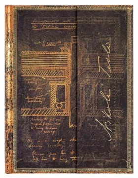 Блокнот Paperblanks Манускрипти Нікола Тесла Нариси великий 18 х 23 см в лінію