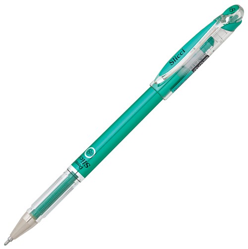 Гелева ручка Pentel Slicci Metallic зелена