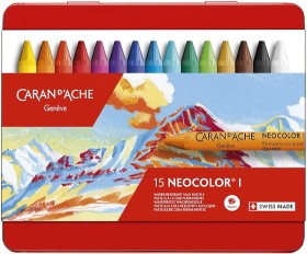 Пастель воскова Caran d'Ache Neocolor l 15 штук