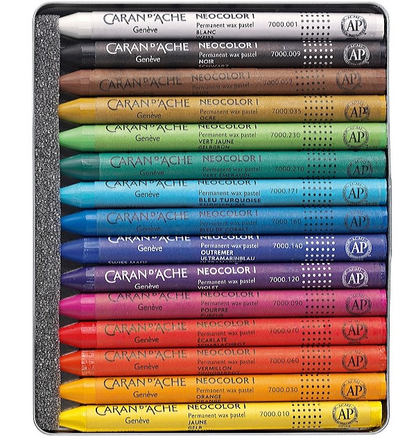 Пастель воскова Caran d'Ache Neocolor l 15 штук