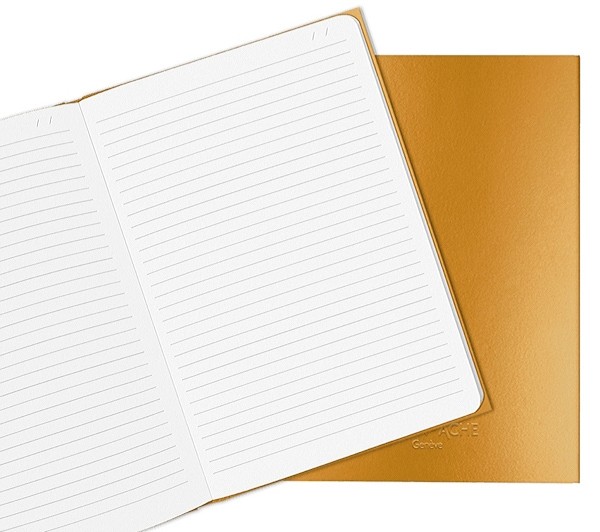 Блокнот Caran d'Ache Colormat-X середній в лінію жовтий