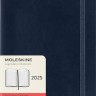 Щоденник Moleskine на 2025 рік середній 13 х 21 см сапфір м'який