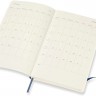 Щоденник Moleskine на 2025 рік середній 13 х 21 см сапфір м'який