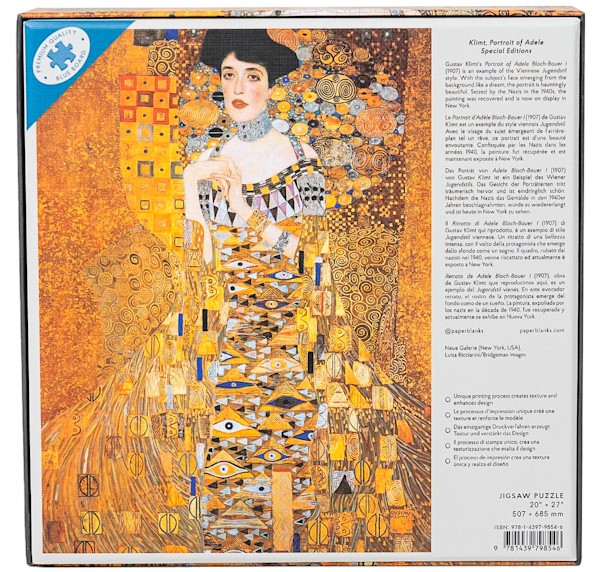 Пазл Paperblanks Густав Клімт Портрет Адель на 1000 штук