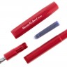 Чорнильна ручка Kaweco Al Sport Deep Red червона алюміній перо F (тонке)