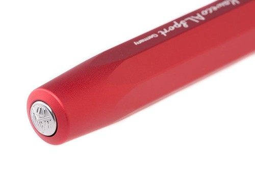 Чорнильна ручка Kaweco Al Sport Deep Red червона алюміній перо F (тонке)