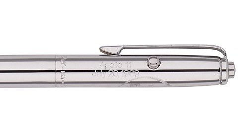 Автоматична кулькова ручка Fisher Space Pen Astronaut хром з гравіюванням