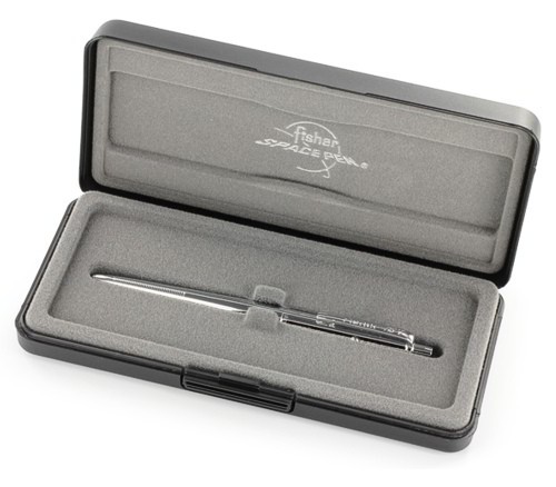 Автоматична кулькова ручка Fisher Space Pen Astronaut хром з гравіюванням